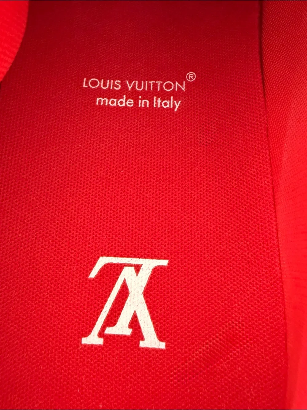 Louis Vuitton Rivoli red/white men sneakers size 10 US Authentic Retail 1275$